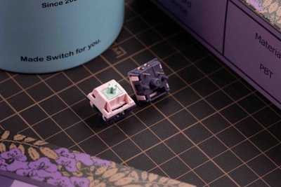 蝴蝶忍轴 闷轴 客制化机械键盘轴体开关 Shinobu Kocho switch