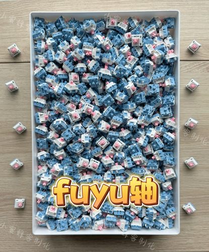 fuyu轴，有无润版 手工精润版 正版米勒3204润滑到手即用键盘轴体