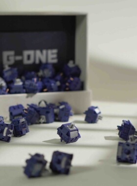 GONE轴 G-ONE轴 沙滑中频 五脚机械键盘轴体导光【YG＋WINTREE】