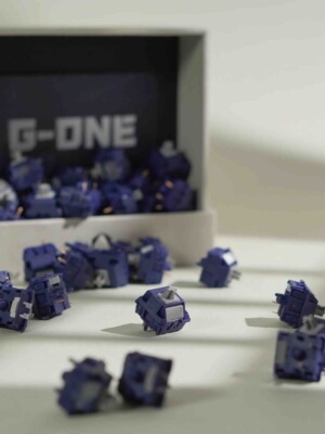 GONE轴 G-ONE轴 沙滑中频 五脚机械键盘轴体导光【YG＋WINTREE】