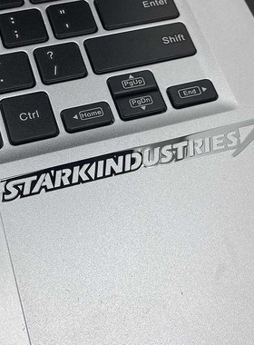 钢铁侠斯塔克手机金属贴Stark lndustries复仇者联盟笔记本电脑贴