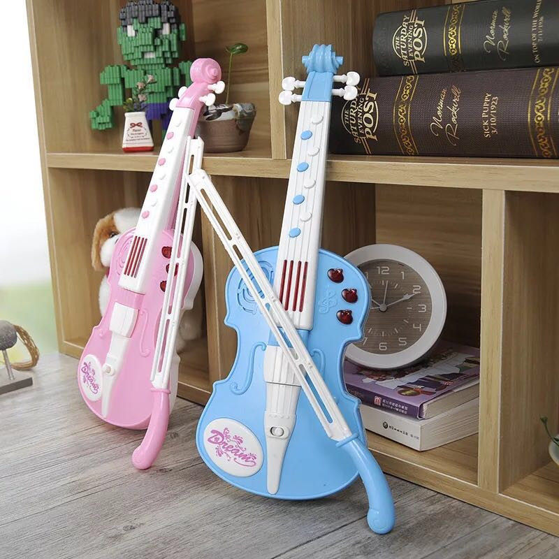 女孩可爱款仿真小提琴儿童可弹奏初学者乐器01-3-6岁生日礼物玩具|ruв категории игрушка/коляска/головоломка/блоки/модель, музыкальная игрушка/детей музыкальный инструмент, игрушки скрипка/аккордеон - от Buy2taobao.com для оказания профессиональной услуги покупки агента Taobao