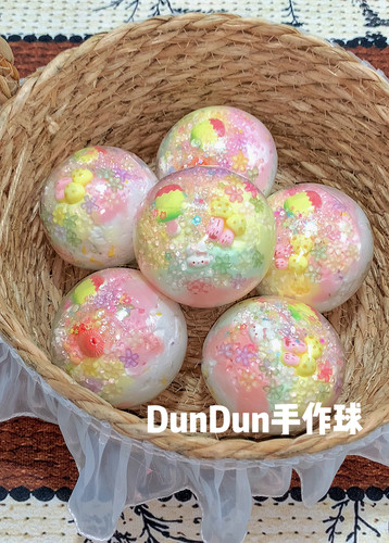 【丛林小兔】6cm手作球