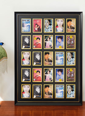 磁带装裱框收纳框收藏展示框防尘画框 定制展示盒