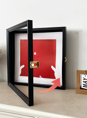 黑胶唱片专辑相框收纳收藏展示框封面装裱框CD专辑收纳框挂墙