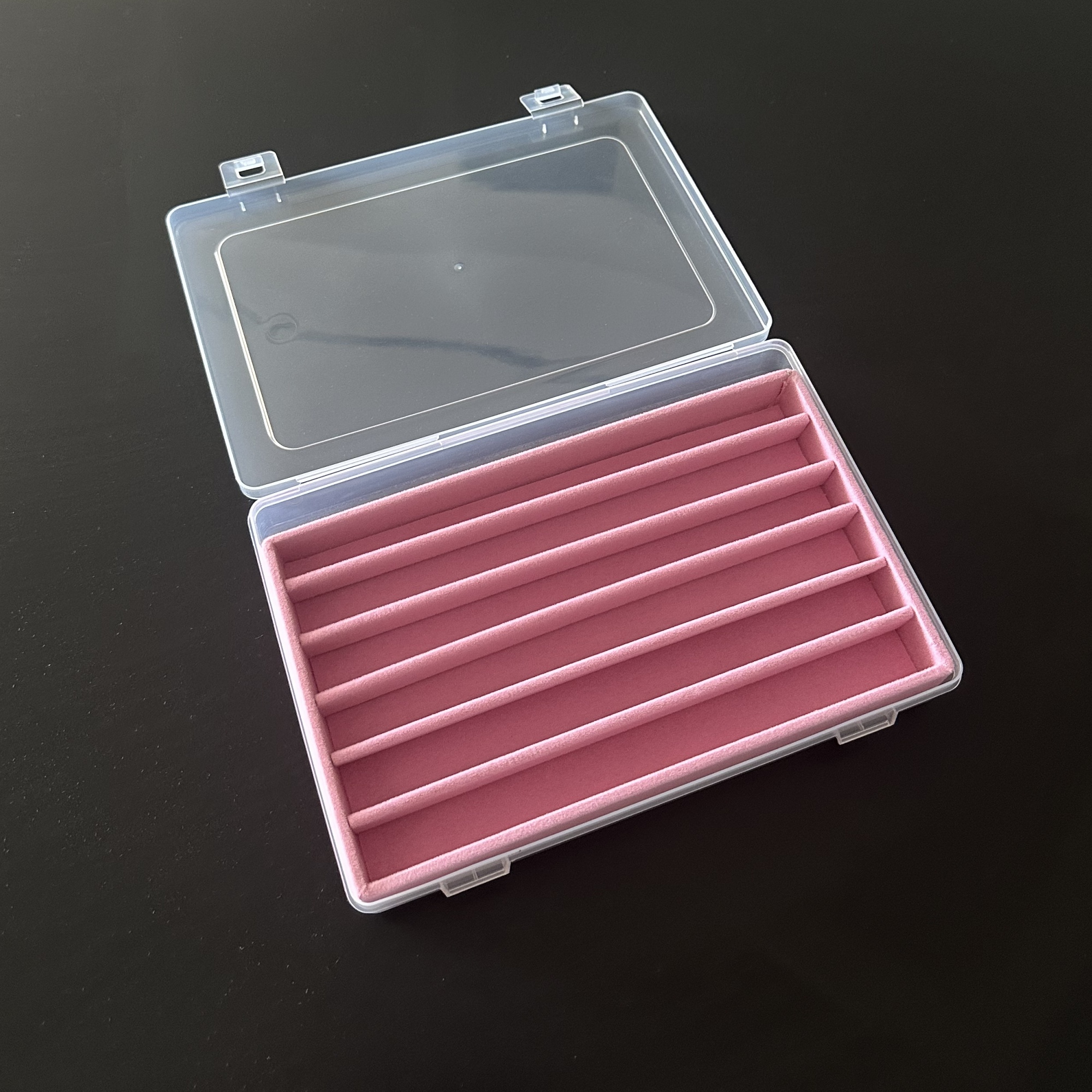 新款丝绒耳环耳钉珠宝收纳首饰盒