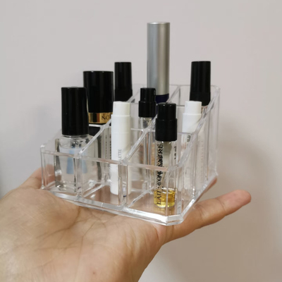 桌面口红唇釉9格收纳盒安瓶精华液整理护肤品口红香水小样置物架