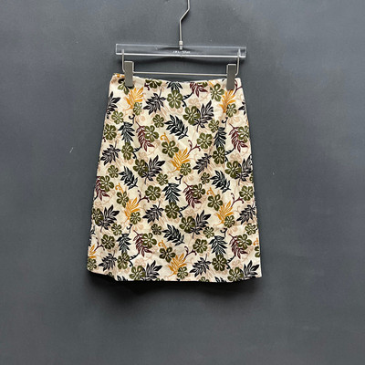 欧洲站春季高腰修身A字半身裙