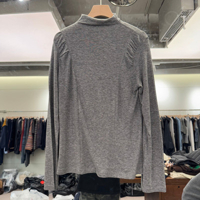 欧洲站2025秋季新款时尚高领T恤