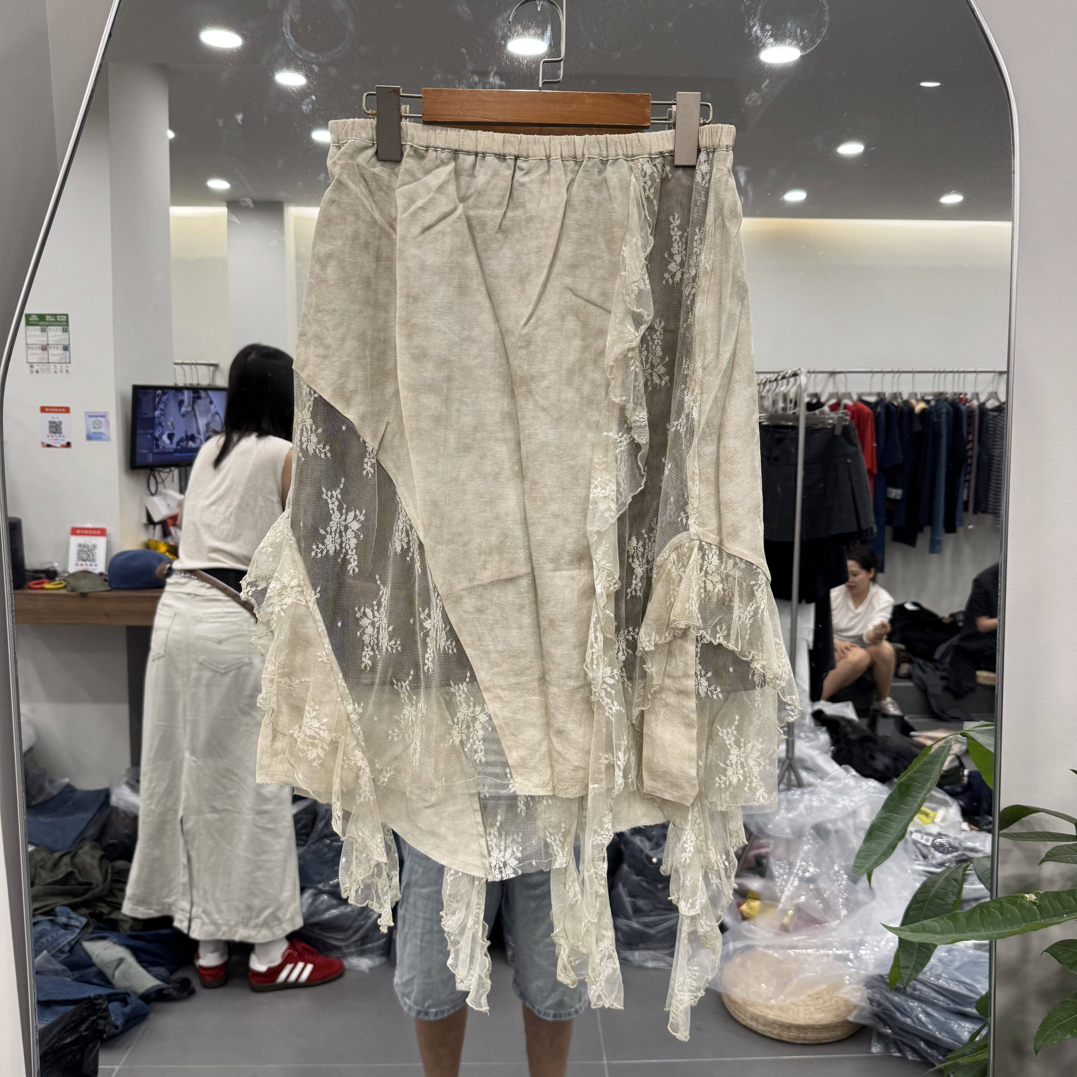 欧洲站2025早秋新款时尚洋气百搭显瘦半身裙女款短裙半裙潮不规则