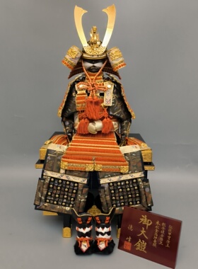 日本武士盔甲摆件日式甲胄装饰中古品收藏不可穿戴日本古制会带回