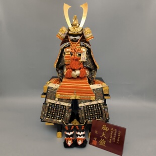 日本武士盔甲摆件日式甲胄装饰中古品收藏不可穿戴日本古制会带回