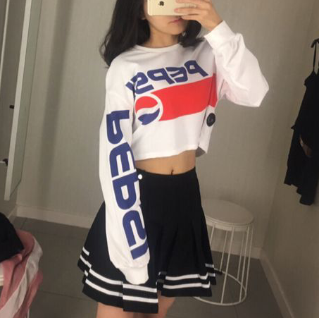 °ÙÊ¿ÉÀÖ¶Ì¿îÎÀÒÂÅ®×°±¡¿îTÐô¸ßÑü¶ÆêÉÏÒÂpepsiÁªÃûÌøÎèhm93o