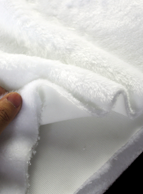 白色黑色毛绒布料珠宝柜台布展示垫布饰品垫手机柜台垫底布背景毯