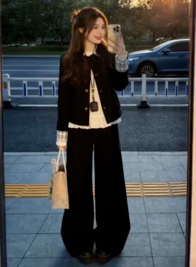 早春韩系香风短款夹克女小个子