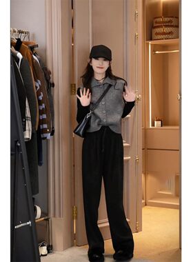 2026秋冬双面穿针织马甲女