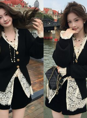 早秋穿搭套装女韩系时尚气