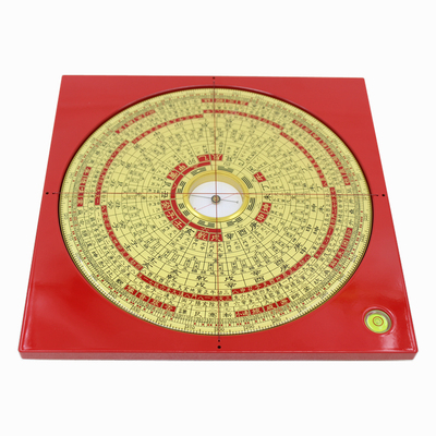 易仙强磁针7寸2易经书院阳宅专用罗盘指针精准耐用红色电木盘摆件