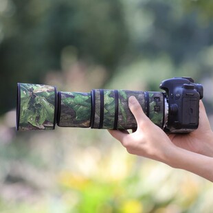 适用CANON佳能RF100-400mmF5.6-8 ISUSM镜头迷彩炮衣保护套100400