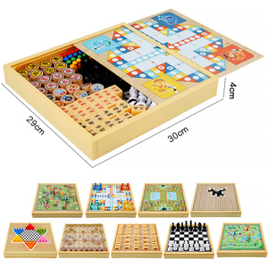 儿童磁性多功能合一跳棋飞行棋五子棋军旗象棋小学生礼物益智玩具