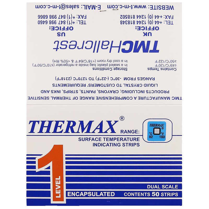 Thermax单格测温纸71℃82℃