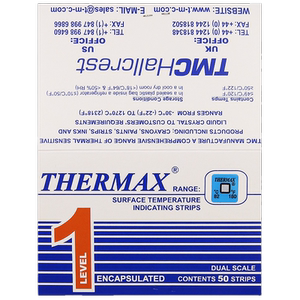 Thermax单格测温纸71℃82℃