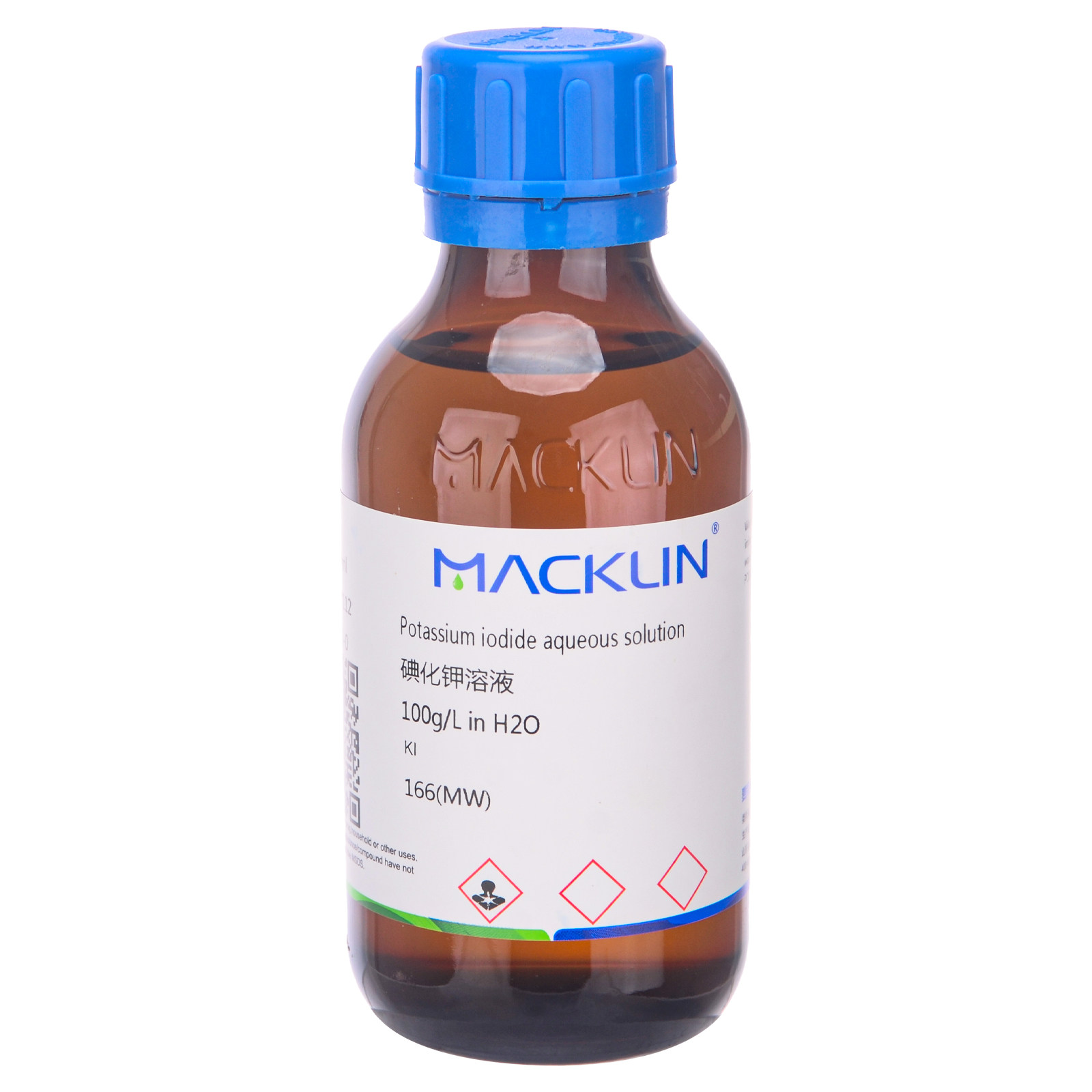 麦克林 碘化钾溶液 250ml 100g/L 大象牙膏实验催化剂 7681-11-0 Macklin试剂 碘化物助溶剂 灰碘 含票,文具电教/文化用品/商务用品,教学仪器/实验器材,淘宝优惠券,粉丝福利购,淘宝优惠卷