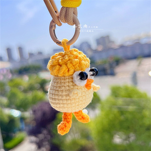 萌趣墩墩鸡蔬菜鸡公仔菜花鸡学生礼物可爱玩偶包包挂件钥匙挂饰