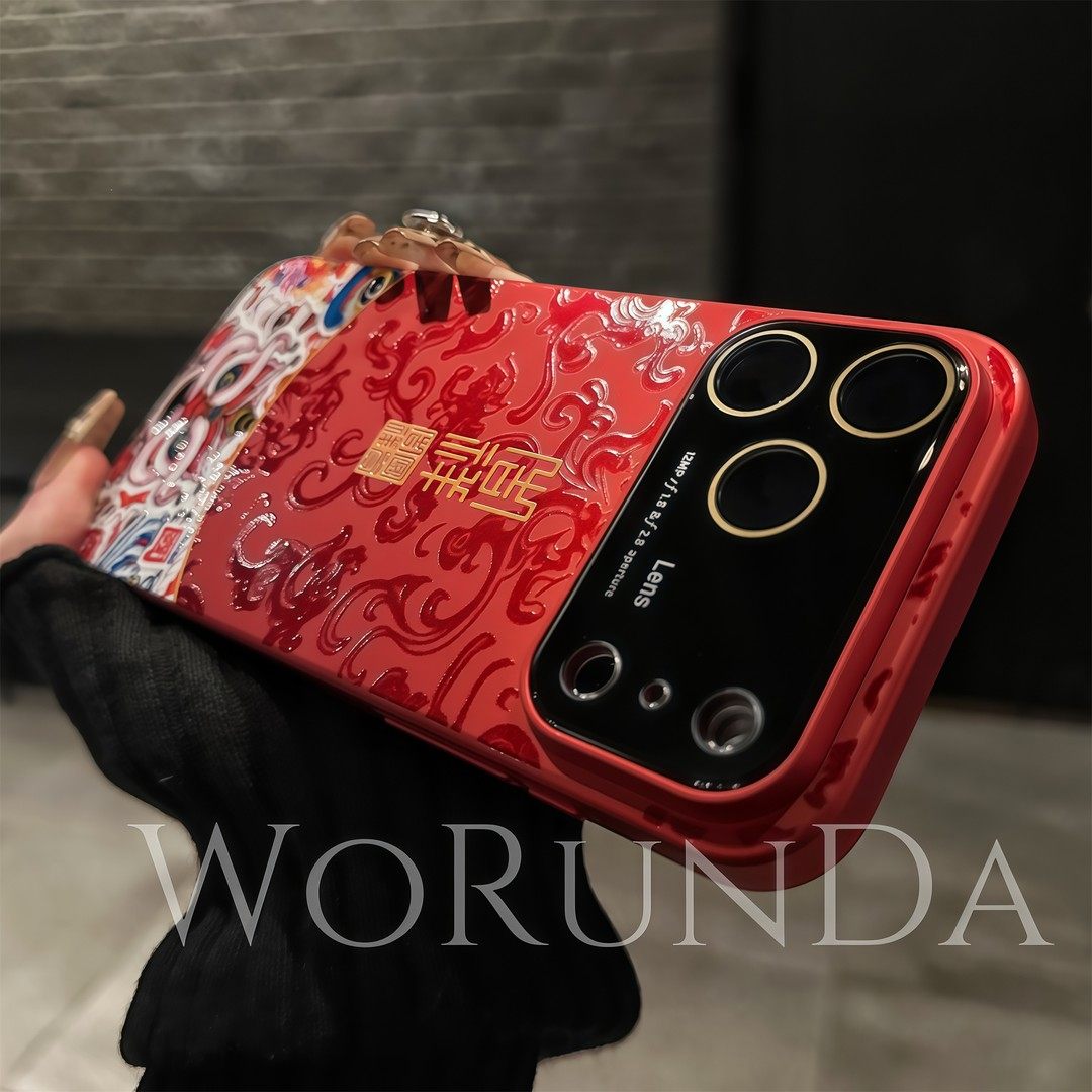 马年2026新年款国潮国风红色适用苹果17promax手机壳17Air全包镜头iphone16pro发财支架15plus超薄14喜庆1312,3C数码配件,手机保护套/壳,淘宝优惠券,粉丝福利购,淘宝优惠卷