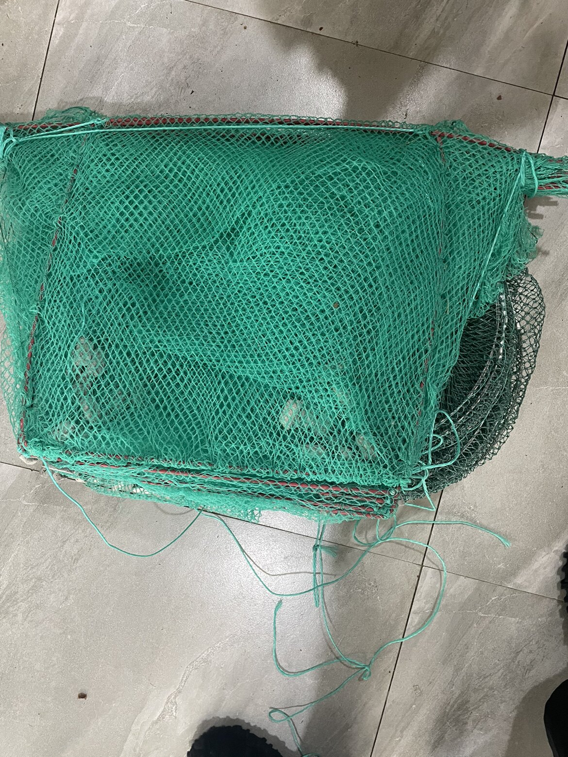 两角丁形笼有结九股尾巴中间倒抓虾鱼笼中间倒直头笼子