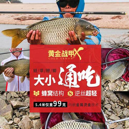 日本进口碳素超轻超硬28调台钓竿