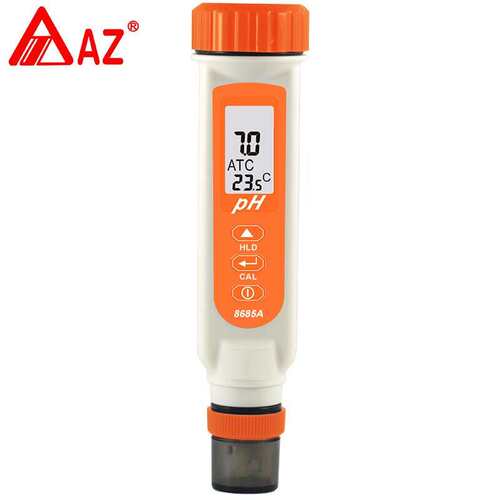 正品 台湾衡欣AZ8685A酸碱度计ph测试笔水产水族水质ph值测试仪检