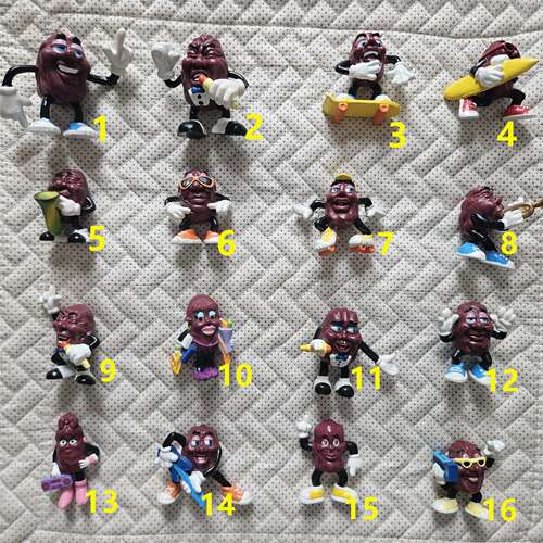 加州葡萄干玩具 80年代 California Raisins 绝版老货 怀旧