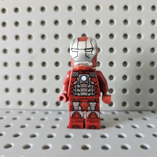 乐高超级英雄 人仔 LEGO sh566 mk5 钢铁侠 76125