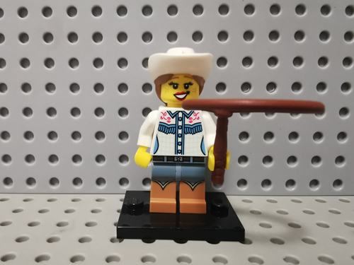 乐高人仔 LEGO 8833 抽抽乐第8季 女牛仔 4#
