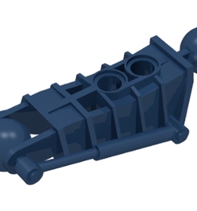 乐高 LEGO 生化战士配件 47297 腿部配件 深蓝色