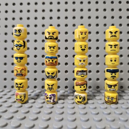 Lego乐高零件头部配件脑袋