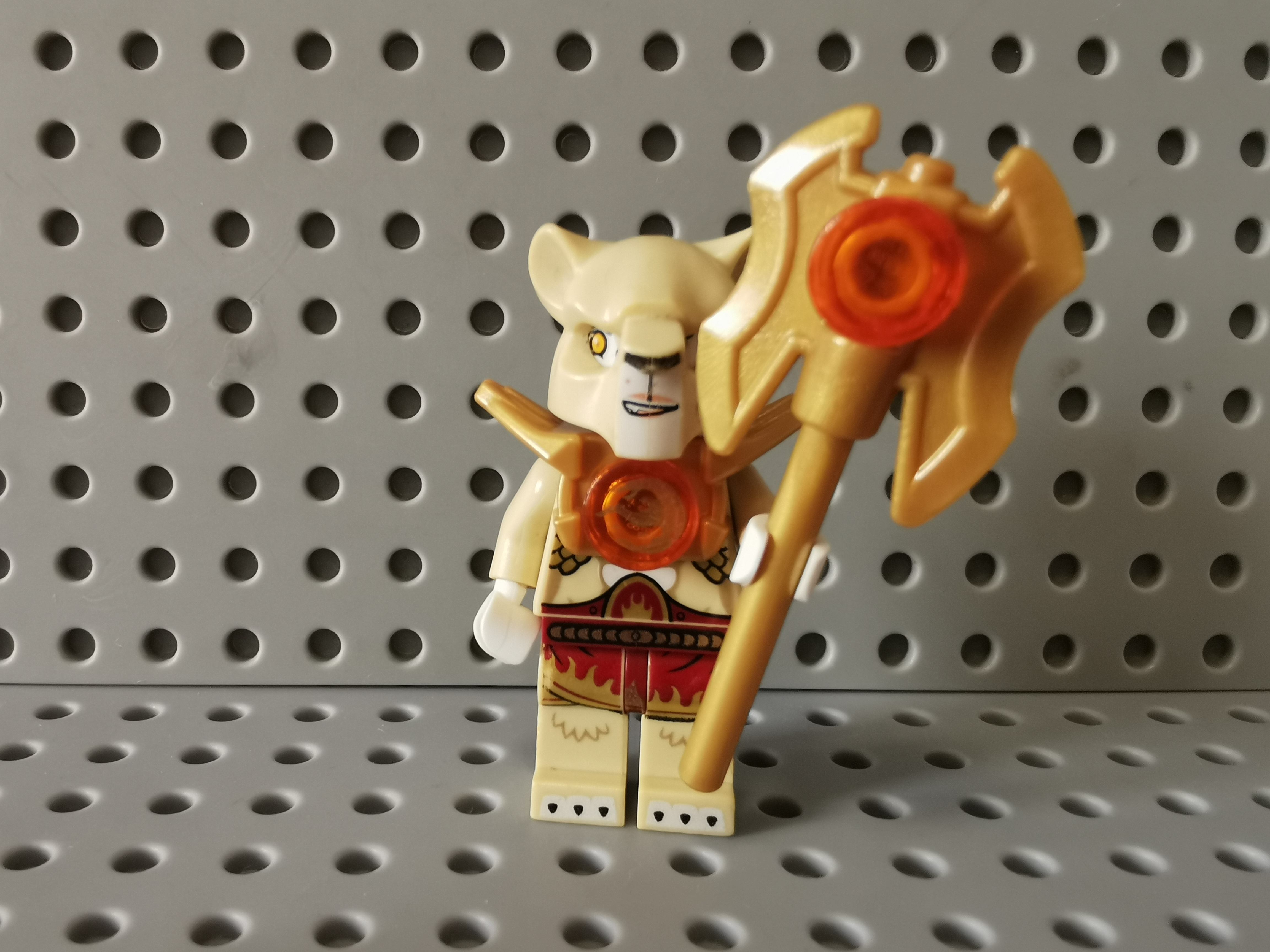 lego 乐高气功传奇人仔 loc079 金狮女战士liella 70146 瑕疵