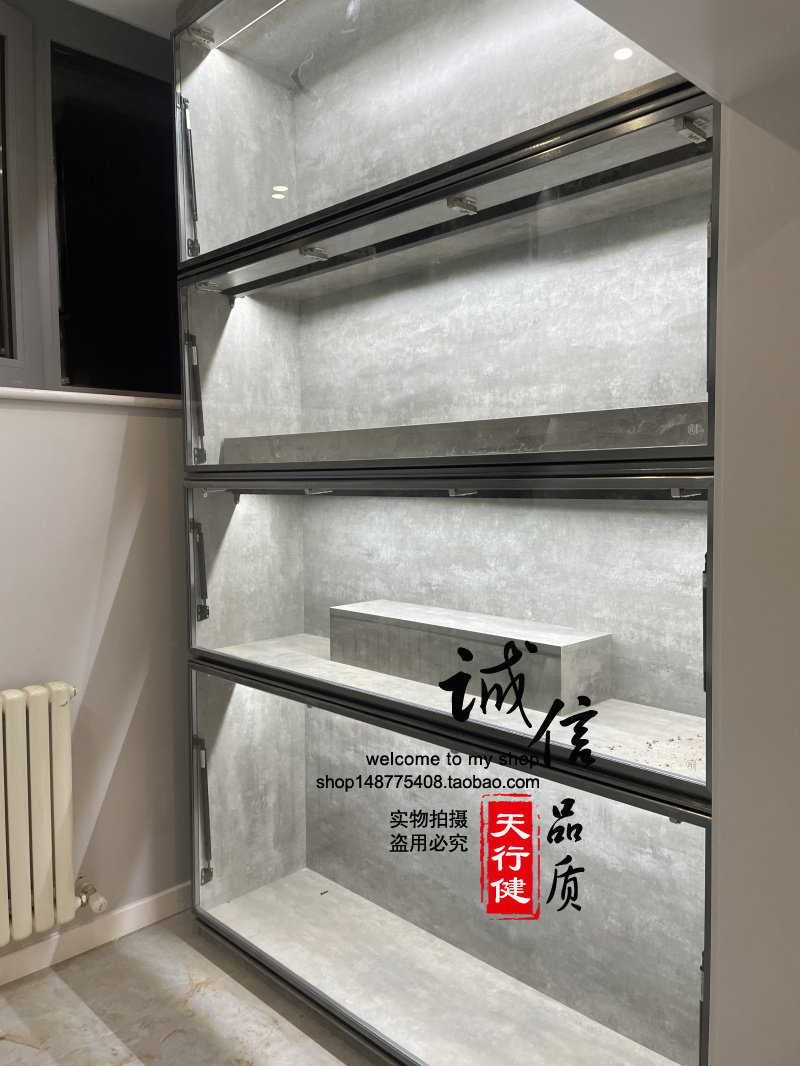 新款手办展示柜雕像展柜玻璃柜gk动漫模型柜防尘柜灭霸海贼王柜