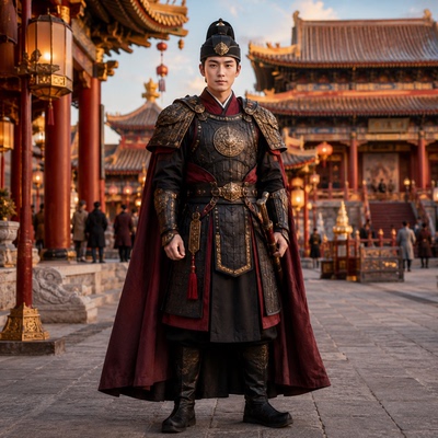 丽晨达羽景区宫廷巡防NPC服装