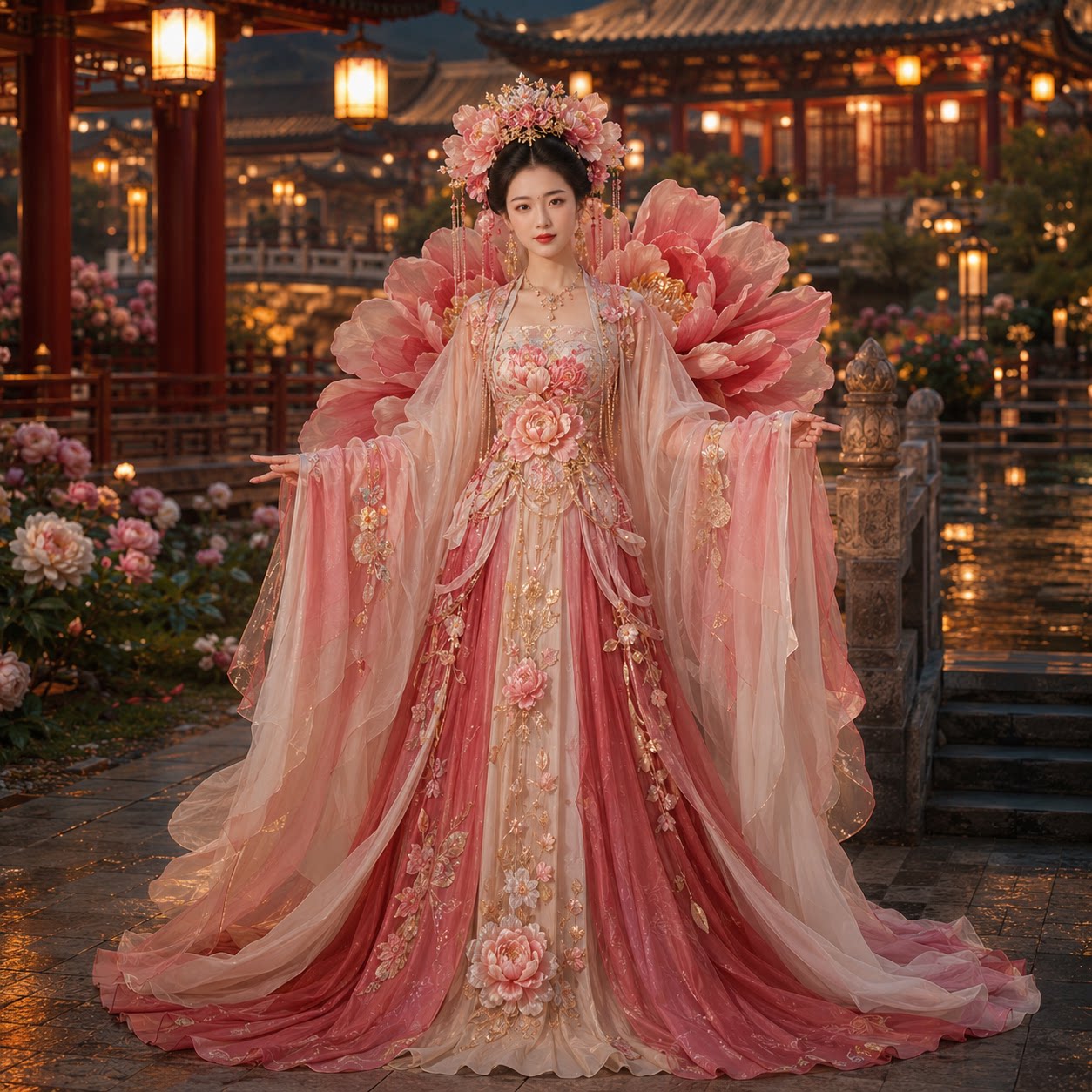 丽晨达羽牡丹花神NPC服装图片