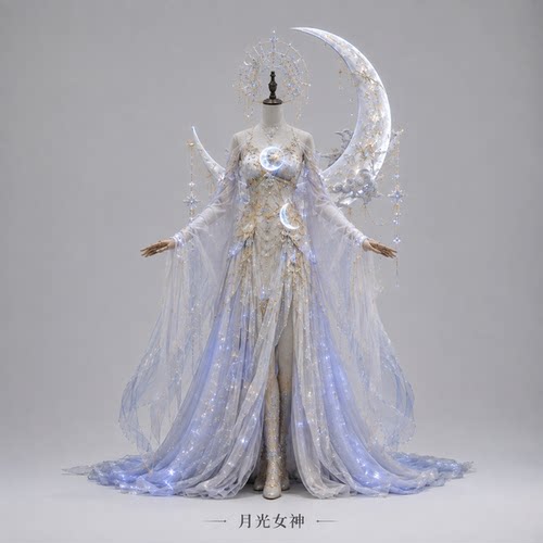 丽晨达羽月光女神NPC服饰