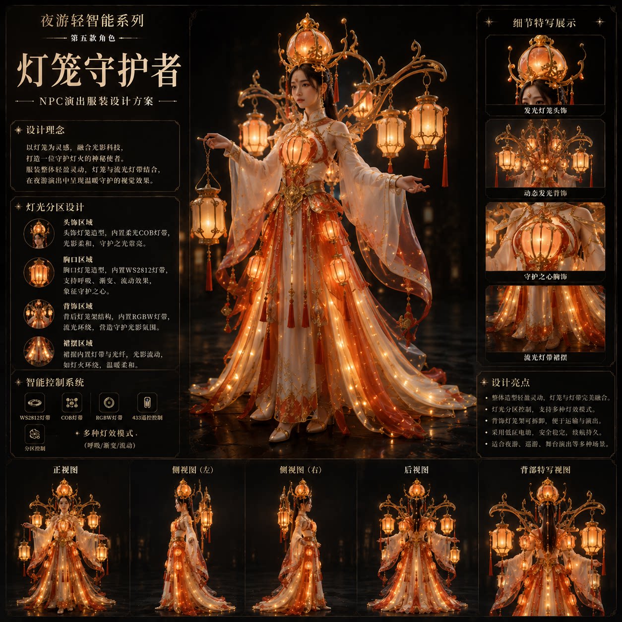 丽晨达羽新春游园NPC演出服图片