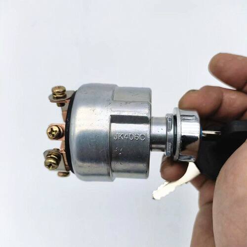 工程车 合力叉车 点火开关JK406C杭叉装载机挖机收割预热启动钥匙