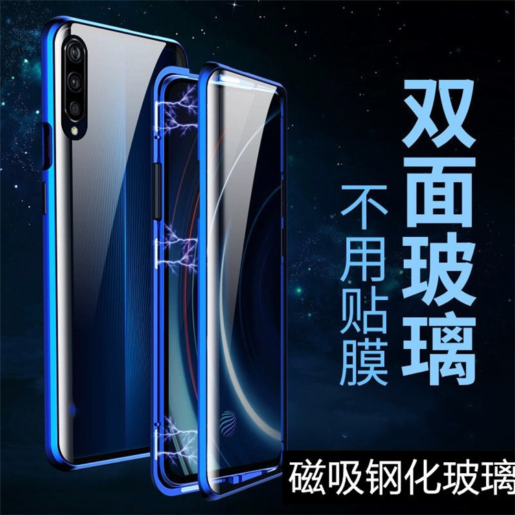 限8000张券万滋王oppoa9 f11手机壳K3 R17双面玻璃万磁王全包防摔磁吸透明男