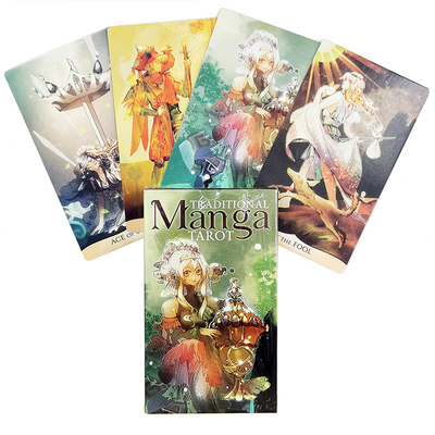 12*7英文传统漫画塔罗卡牌 Traditional Manga Tarot