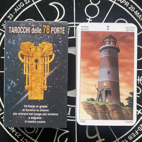 Tarot of the 78 Doors Cards78道门塔罗牌英文版卡牌外贸跨境