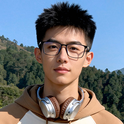 超轻TR90防蓝光近视眼镜男女通用方形镜框学生可配度数护眼光学镜