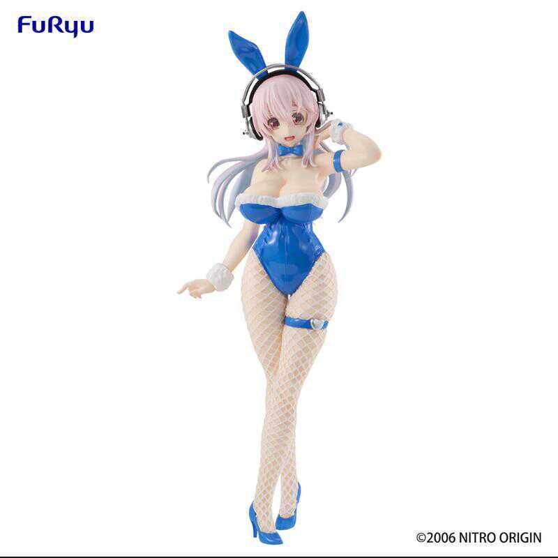正版FuRyu BiCute Bunnies超级索尼子蓝色兔女郎白丝景品手办