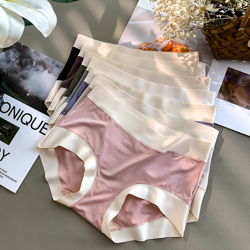 60支莫代尔内裤女纯棉抗菌裆腰包
